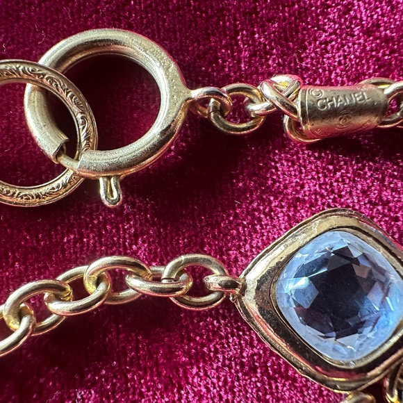 Chanel Vintage Quilted Crystal Sautoir - Picture 3 of 4